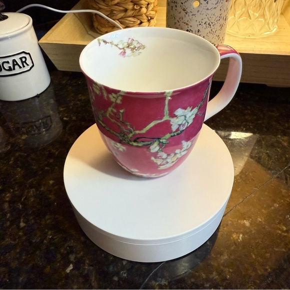 Floral Pink Mug - Picture 5 of 6